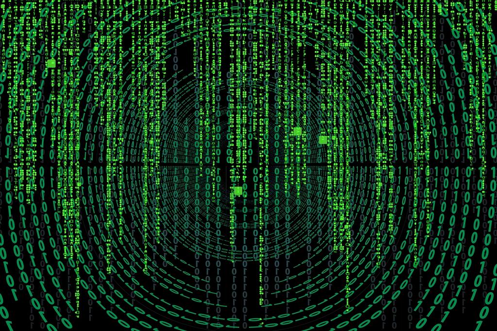 Data protection concept with shield and data streams