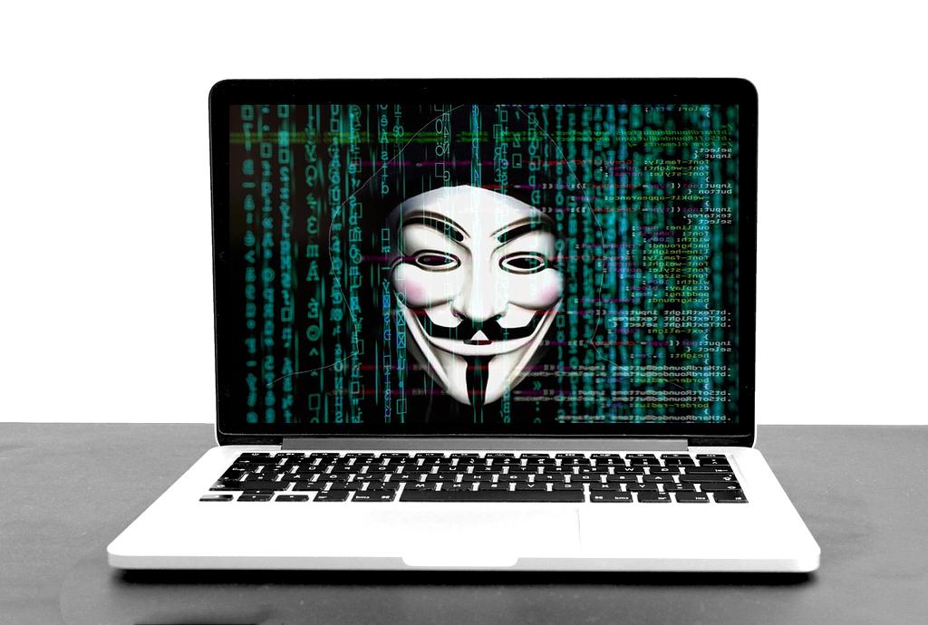 Digital privacy and security concept with encrypted data visualization